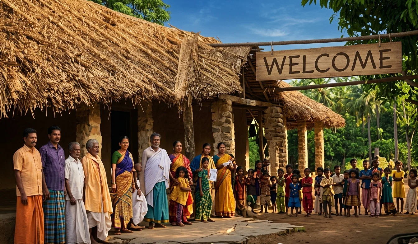CHURCH-SCHOOL BUILDING OF TAMIL SABBATH-KEEPERS