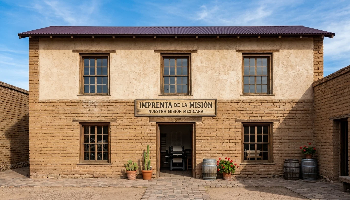 PRINTING HOUSE AND OFFICE OF OUR MEXICAN MISSION