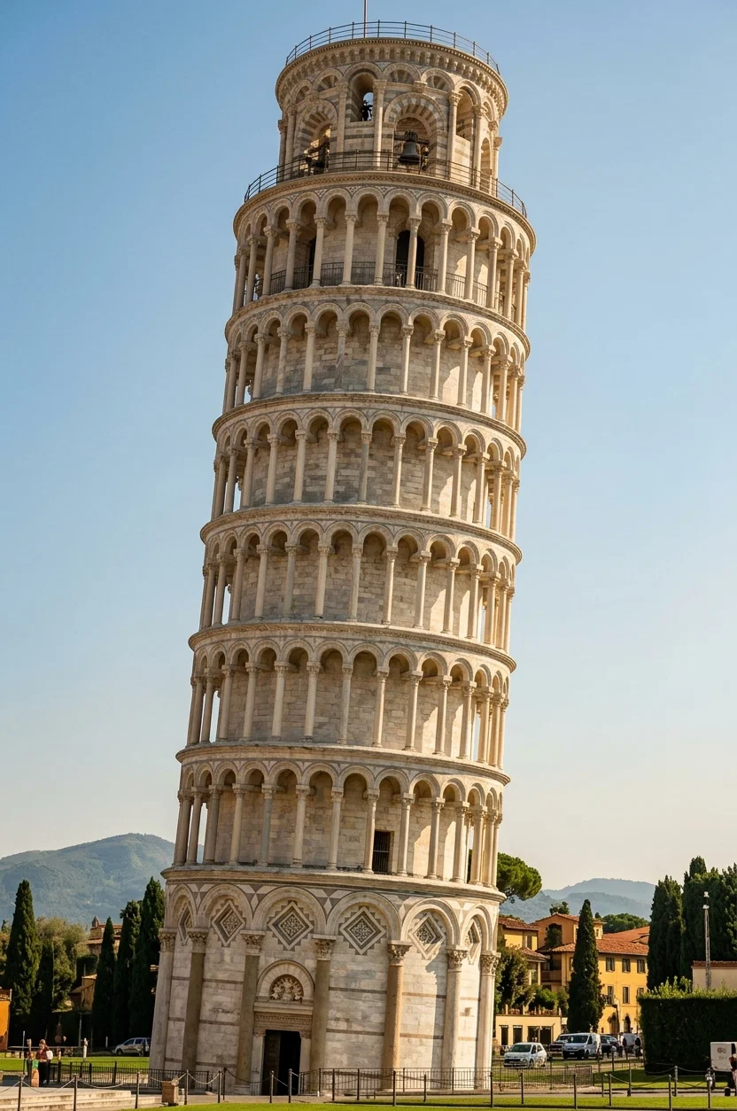 From the “Four Track News”
THE LEANING TOWER OF PISA
