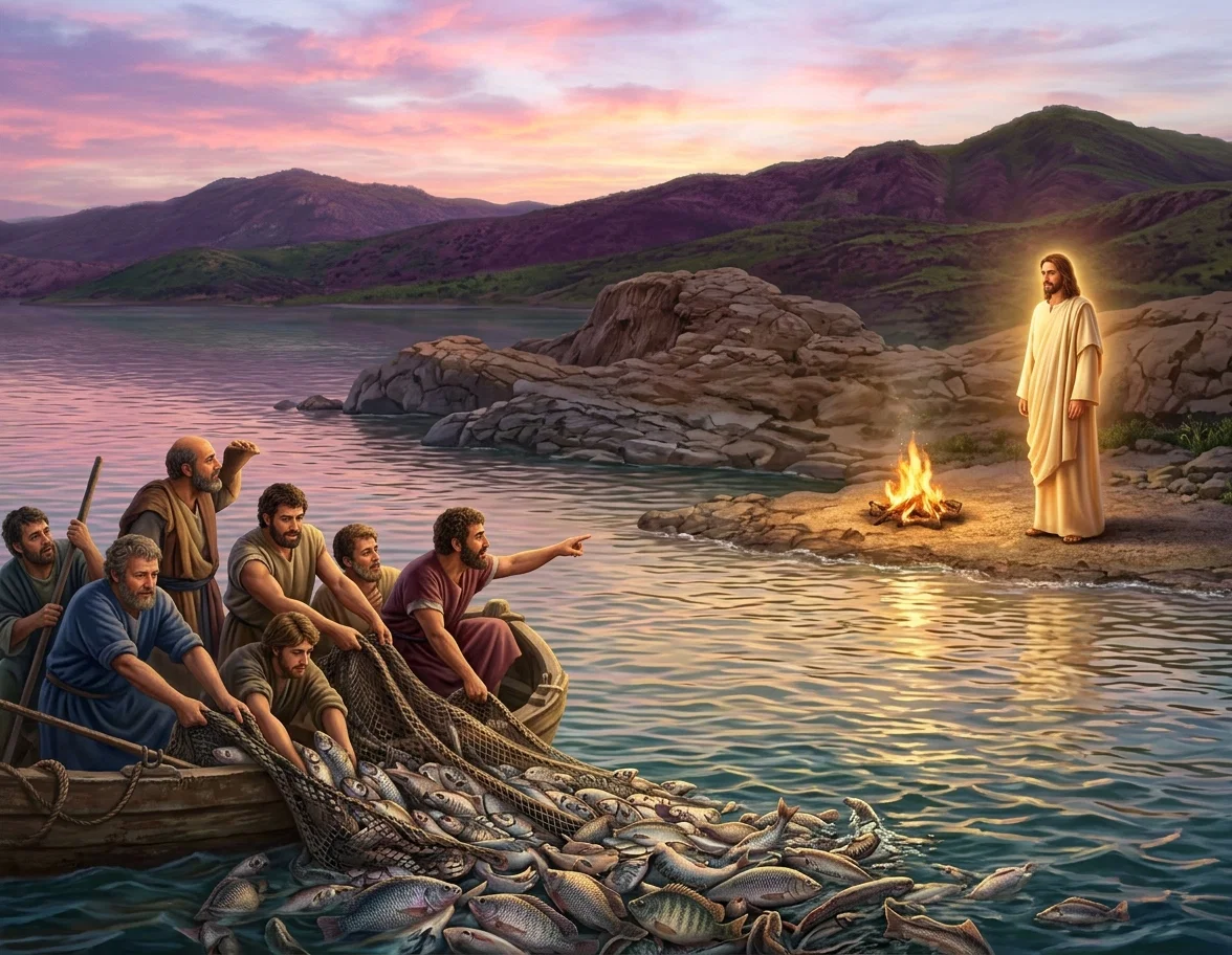 When fishing under Christ's direction the draught is a marvelous one.