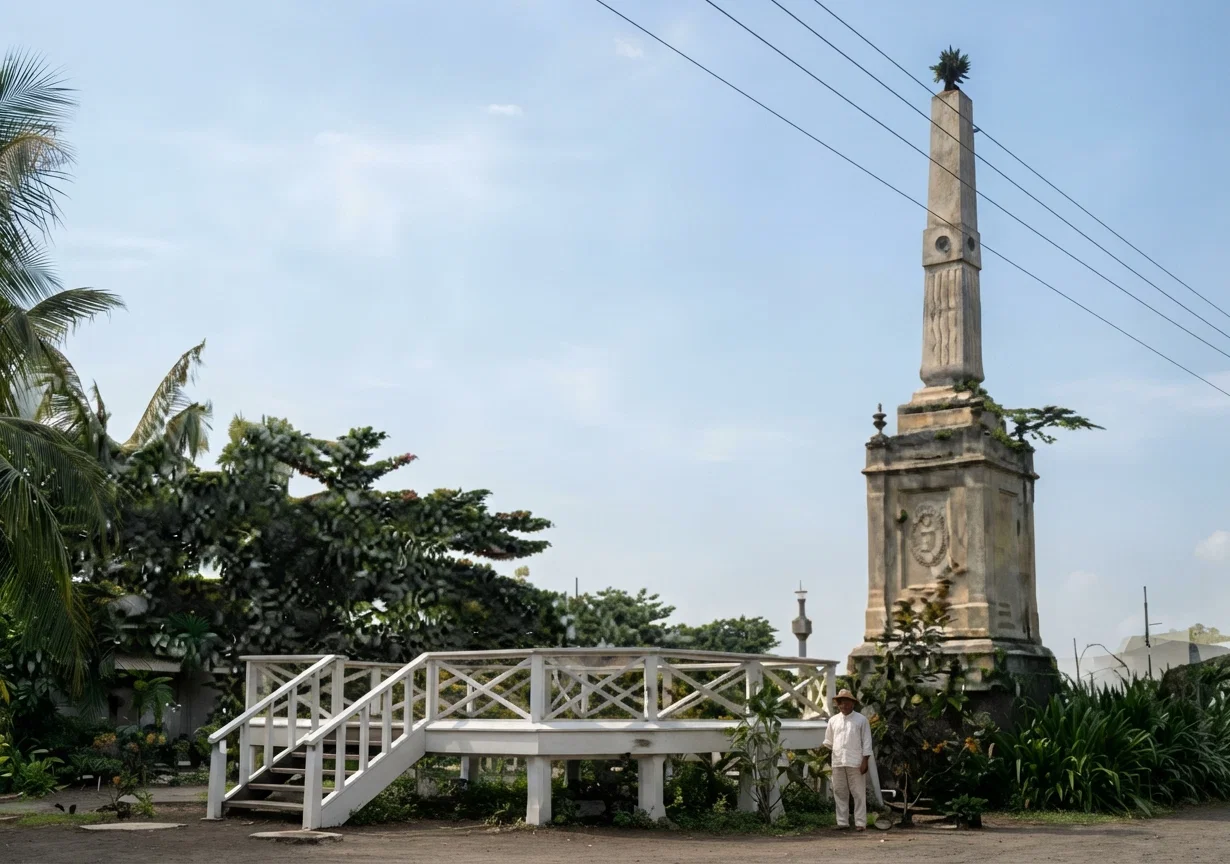 Photo by Dr. E. G. Wood, Hospital Corps, Manila. Statue of Fernando de Magellan, Manila.