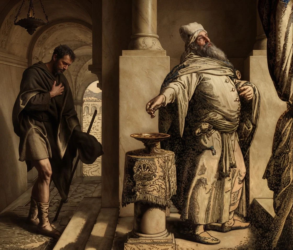 THE PHARISEE AND THE PUBLICAN.