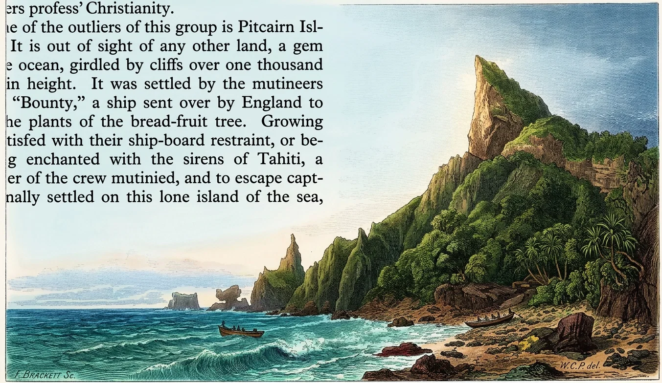 LANDING PLACE, PITCAIRN ISLAND.