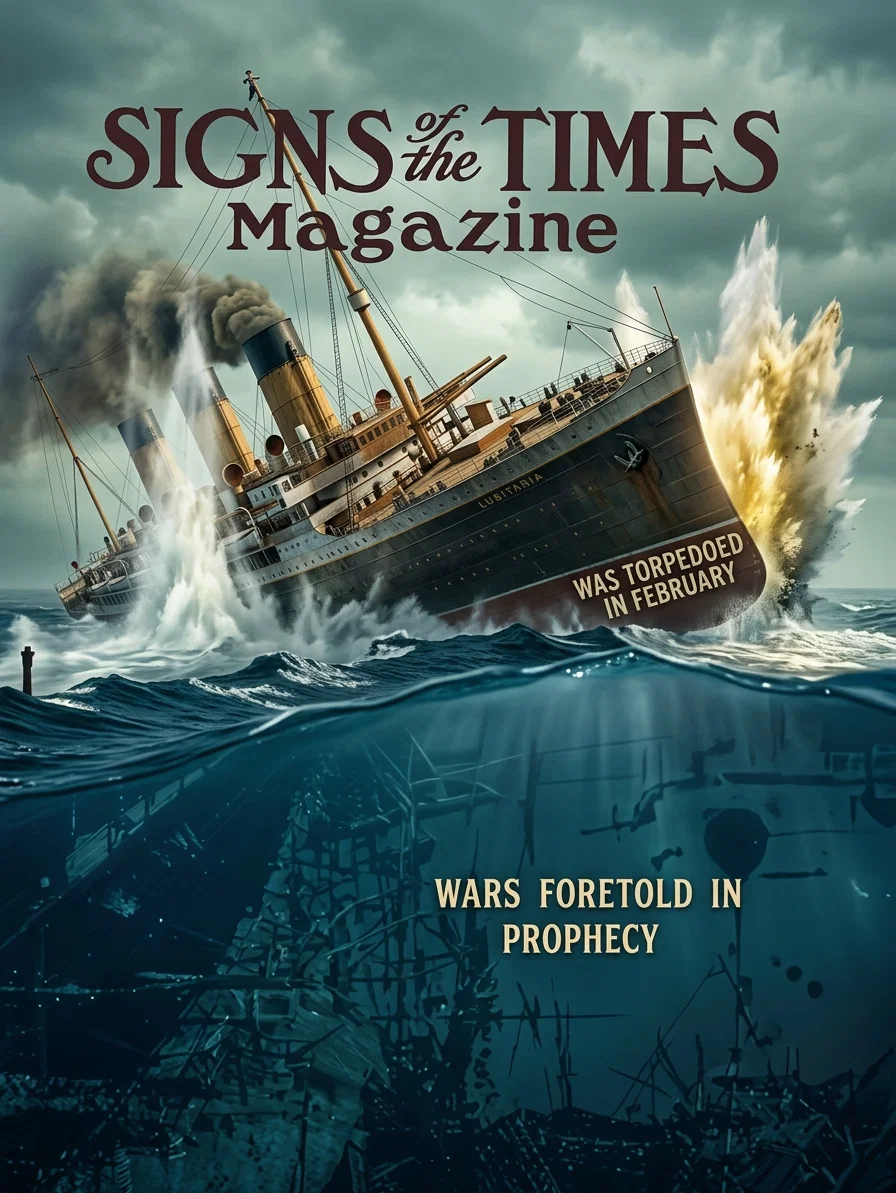 WAS TORPEDOED IN FEBRUARY