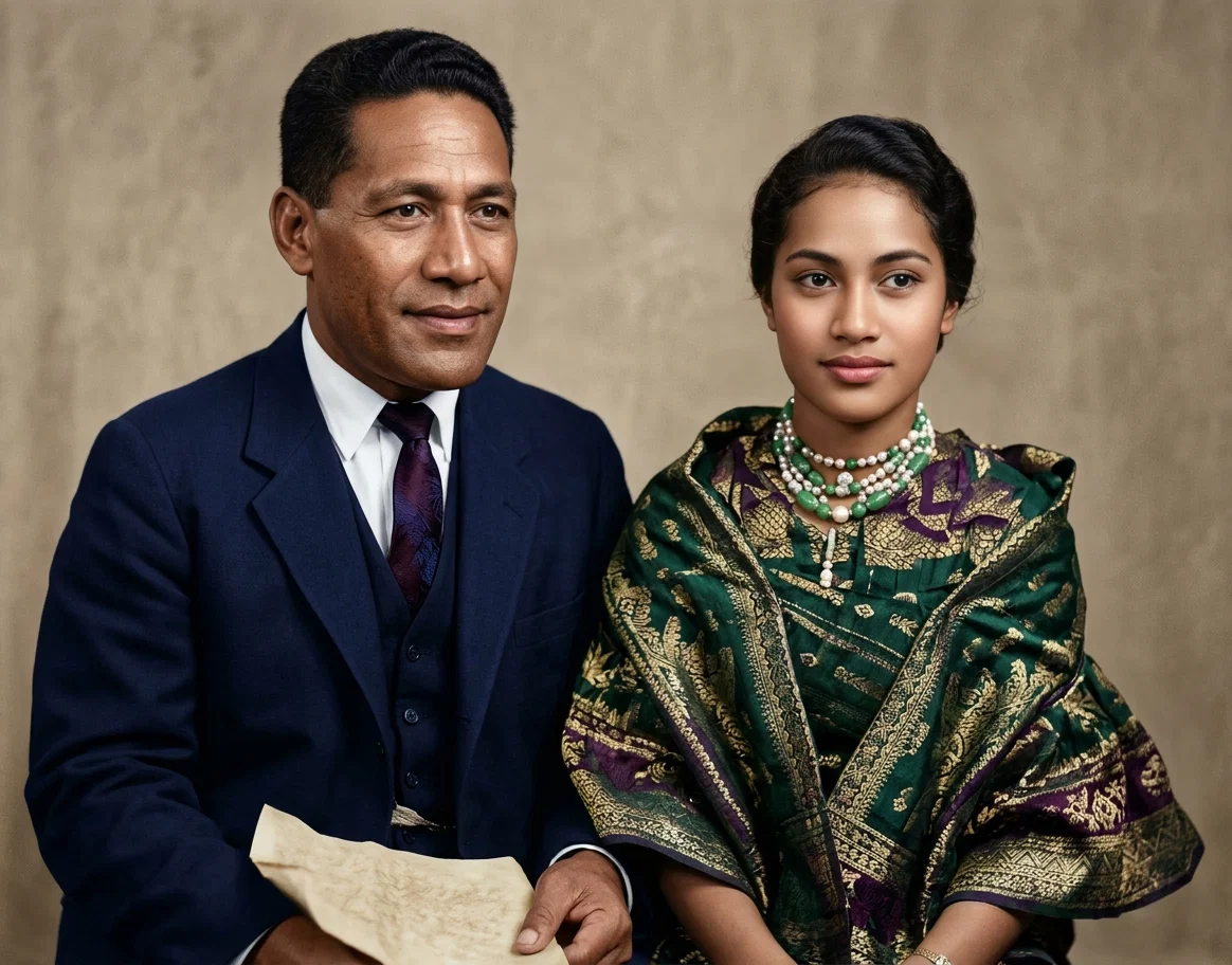 TONGA AND HIS DAUGHTER