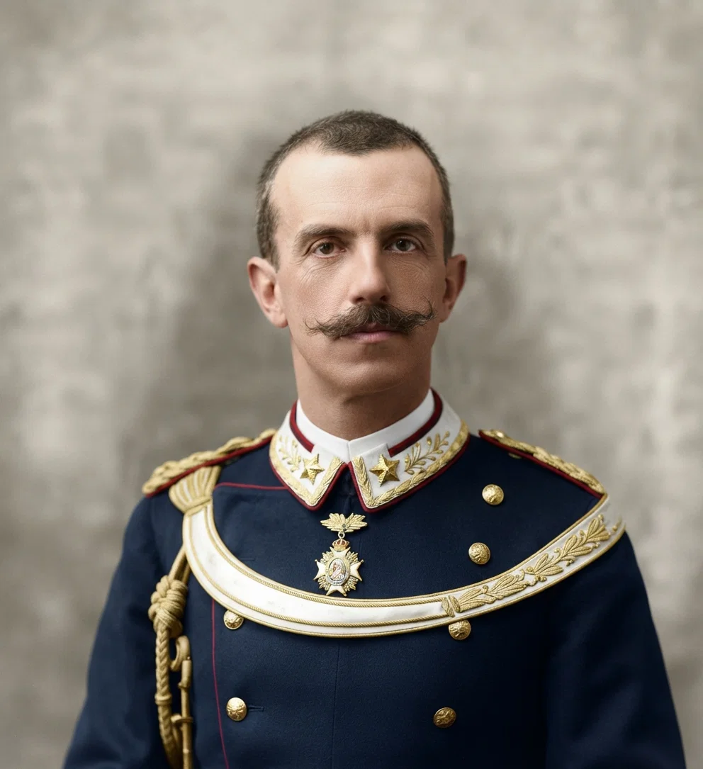 King Victor Immanuel III of Italy.