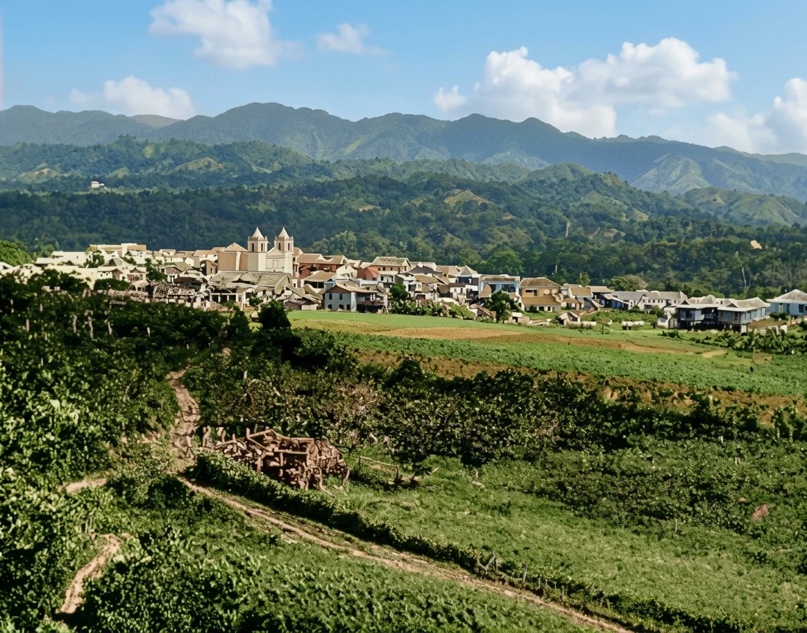 A VIEW IN PORTO RICO
