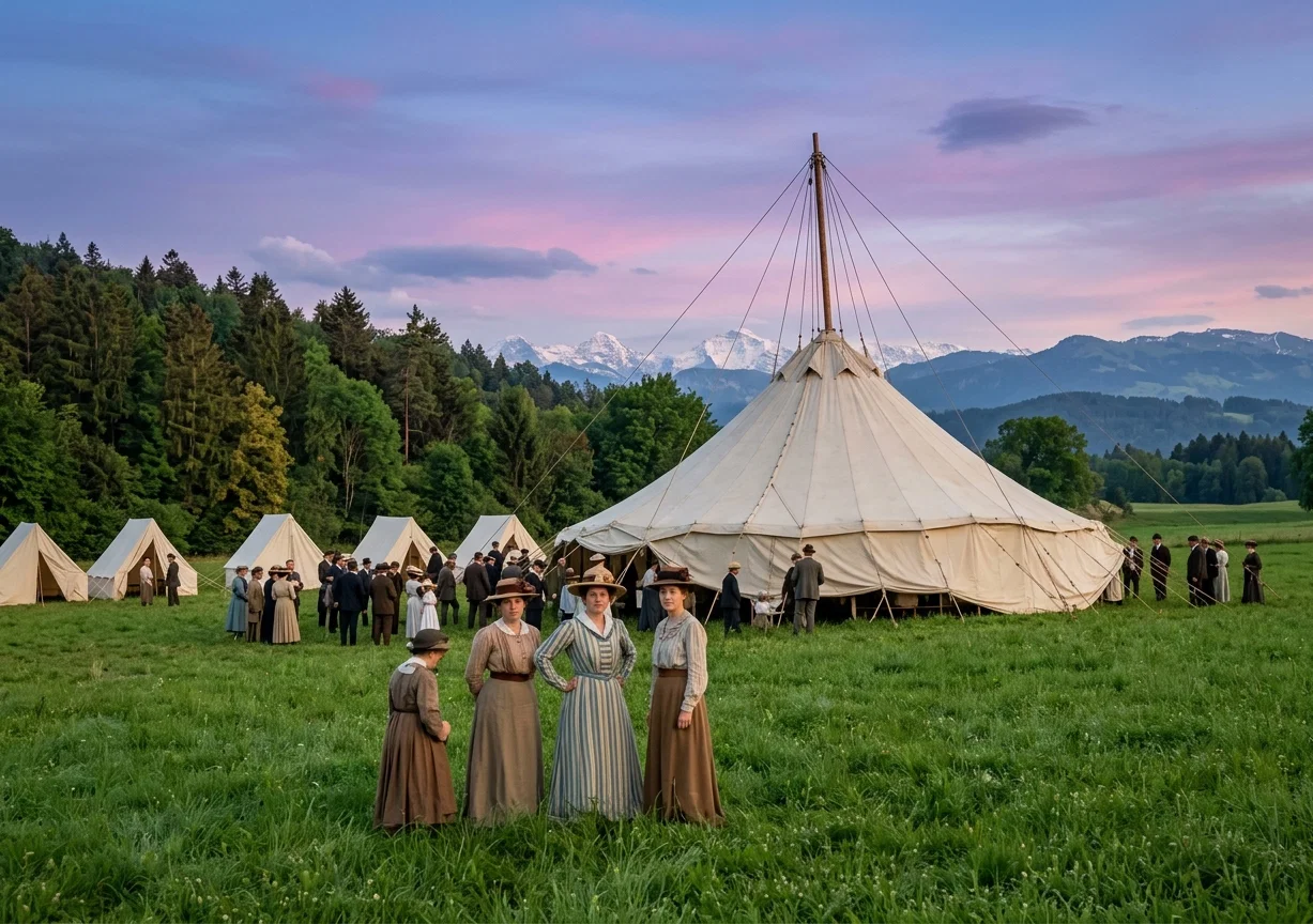 THE TENT MEETING IN GERMAN SWITZERLAND