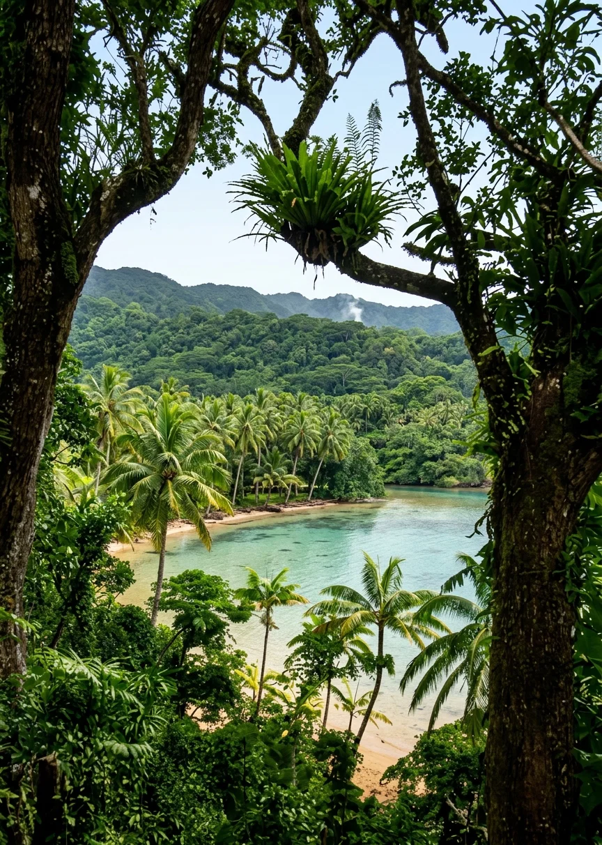 A BEAUTIFUL SAMOAN SCENE