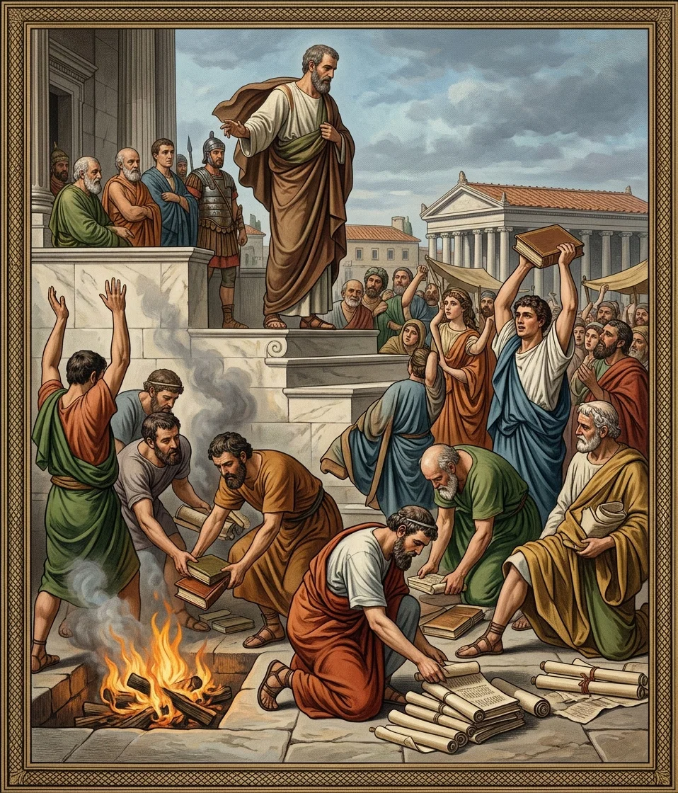 PAUL PREACHING AT EPHESUS. ACTS 19:19