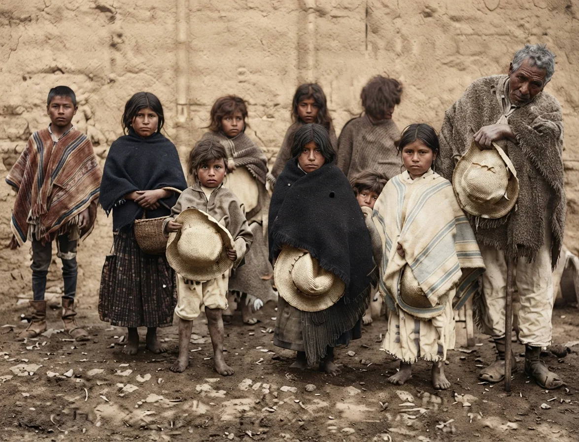 A group of Ecuador Indians
