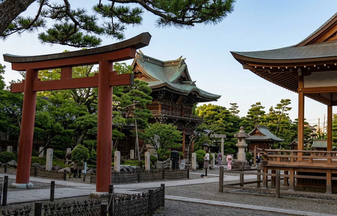 SHINTO GATE, AUSAUKSA PARK, TOKYO