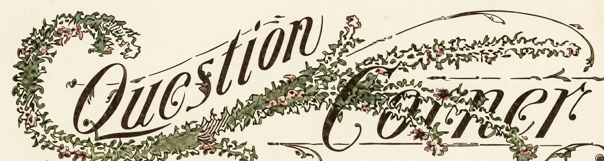Question Corner