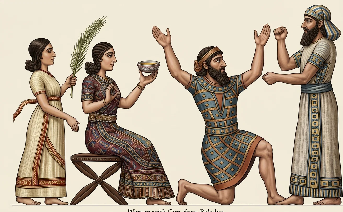 Woman with Cup, from Babylon