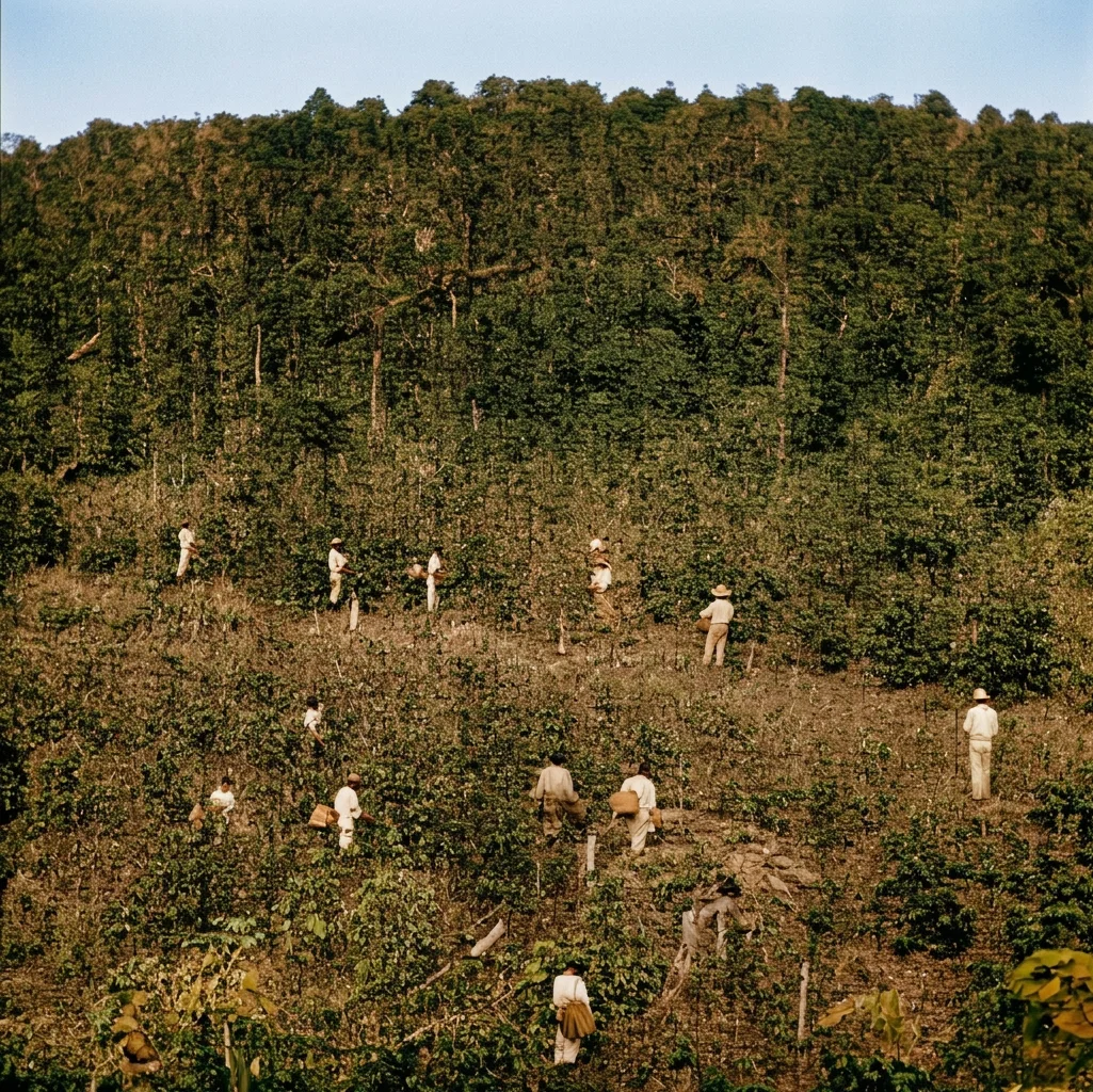 COFFEE PICKING IN BRAZIL