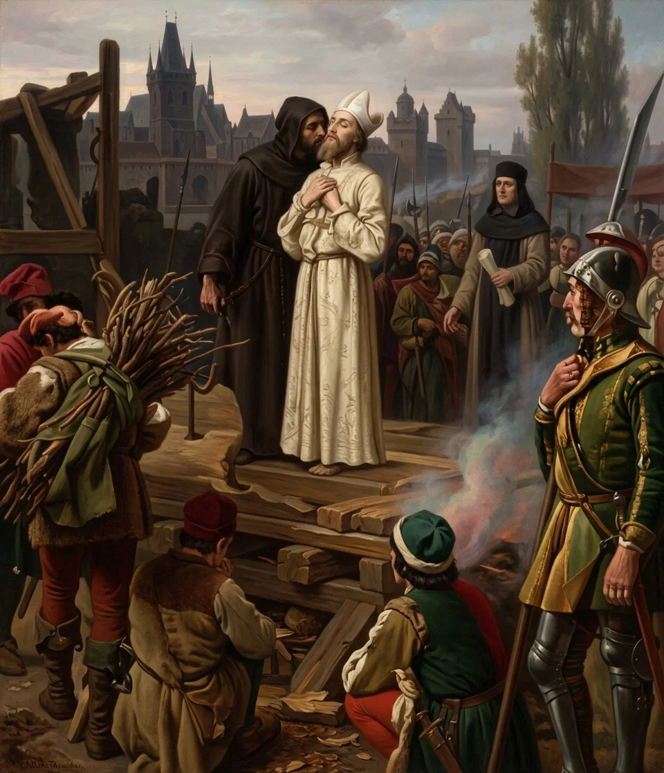 THE MARTYRDOM OF JOHN HUSS