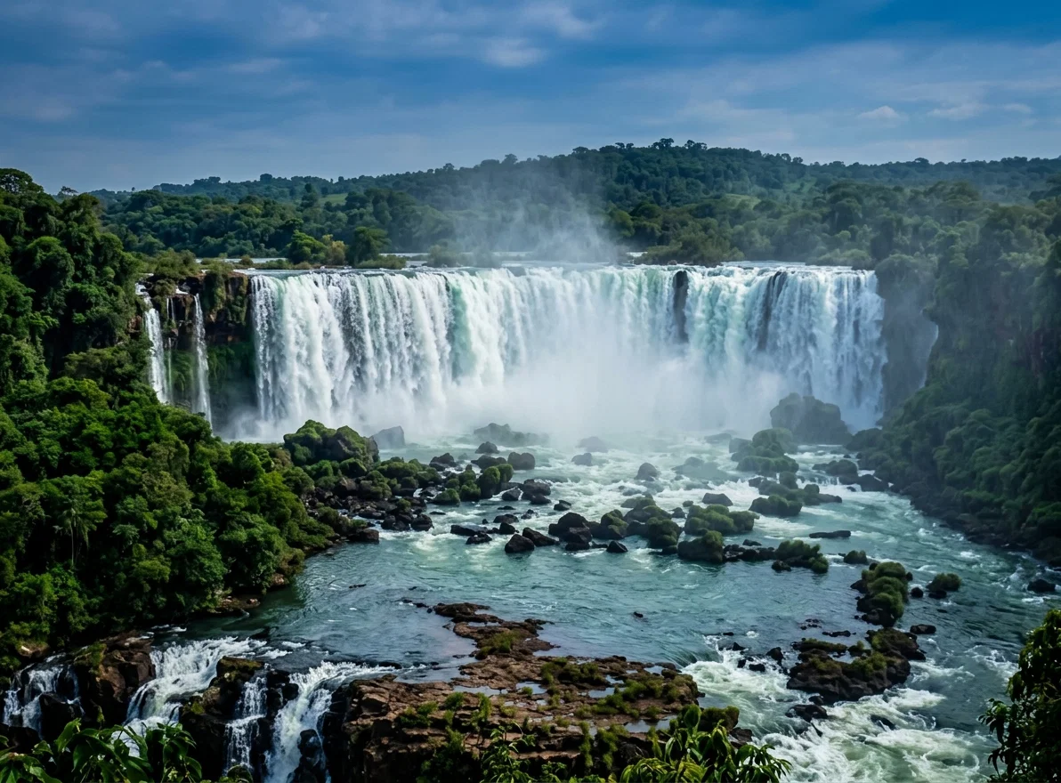 FALLS OF THE PARANA — THE NIAGARA OF SOUTH AMERICA