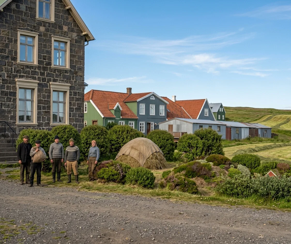 HAYING TIME IN ICELAND