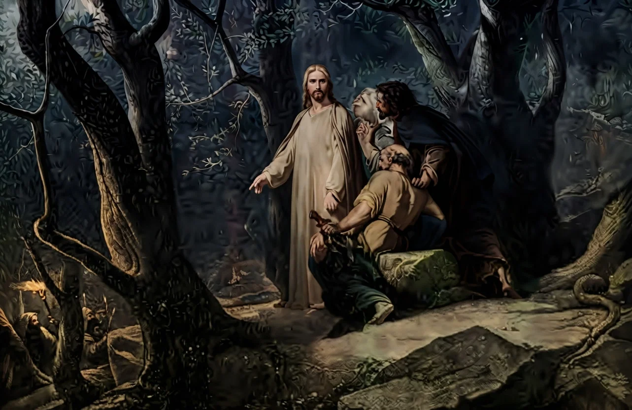 Jalabert JESUS IN GETHSEMANE.