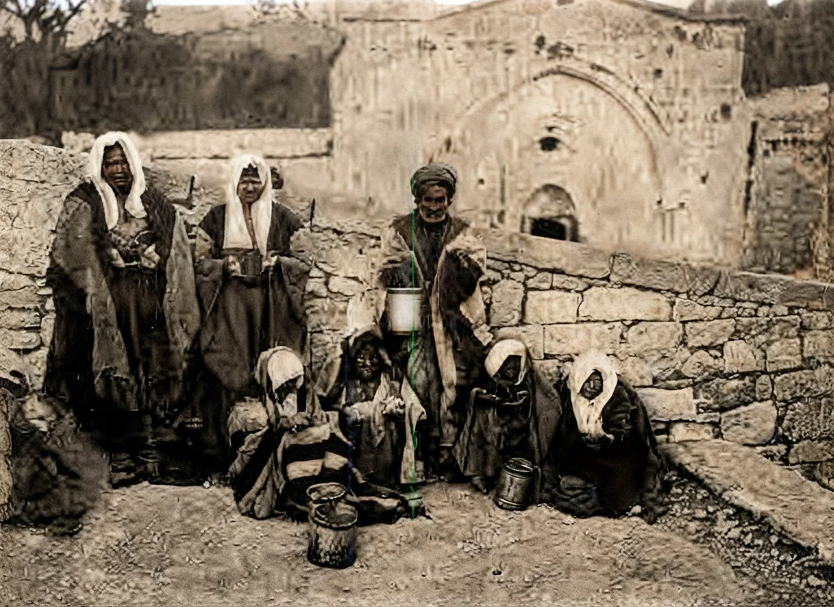 A Group of Lepers in Jerusalem
