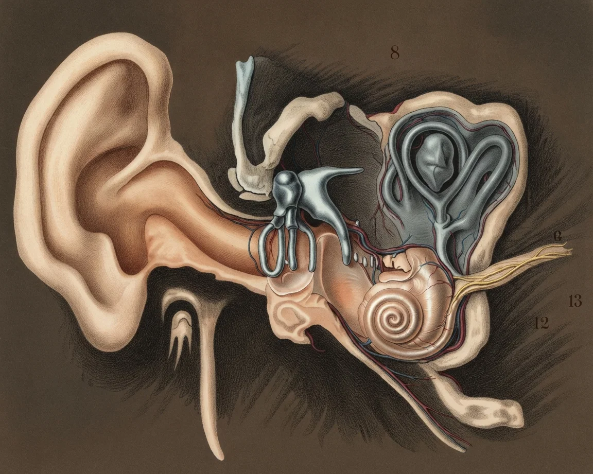 "THE EAR IS BUILT IN THE MIDST OF SILENCE"