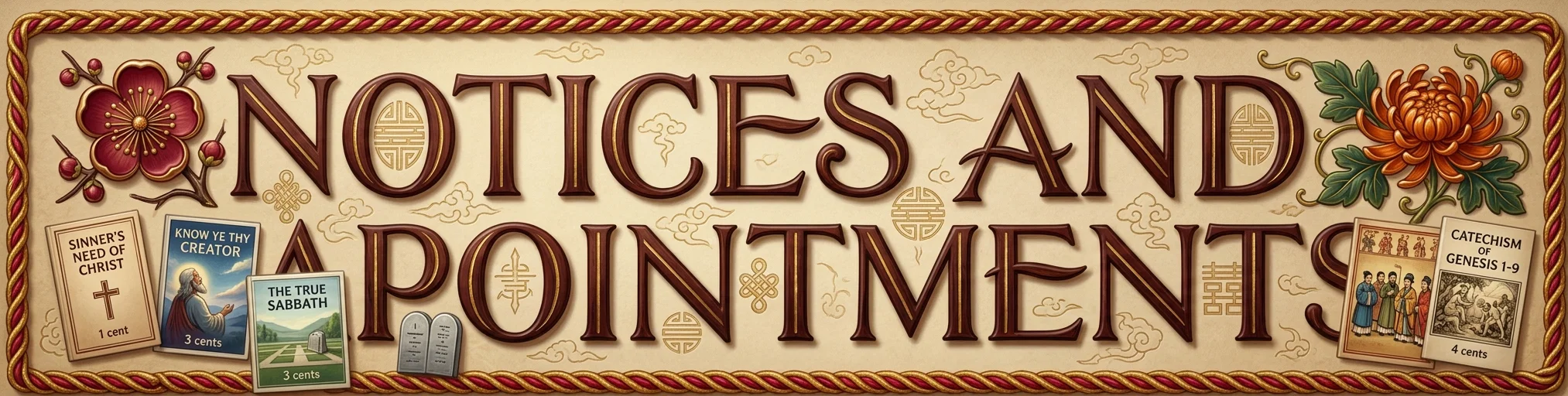 NOTICES AND APPOINTMENTS