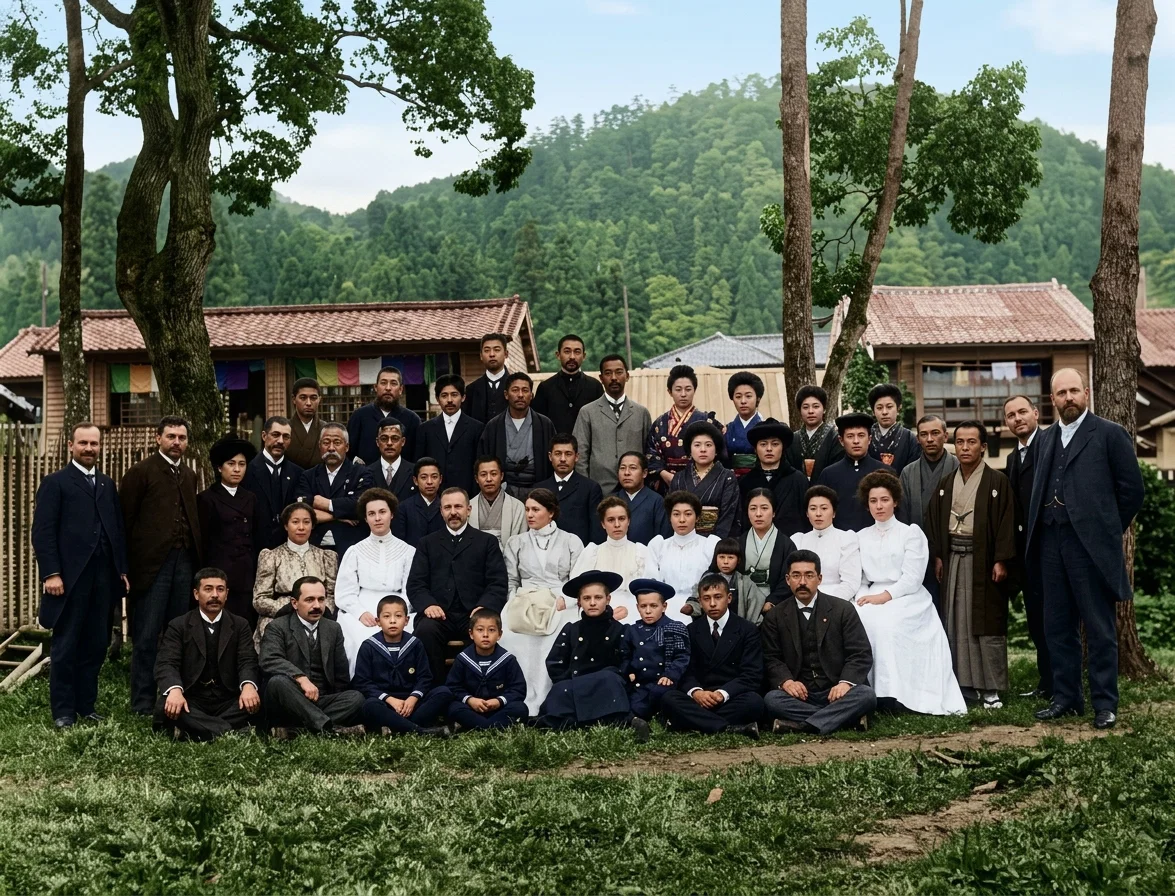 GROUP OF OUR WORKERS AT THE TOKYO GENERAL MEETING