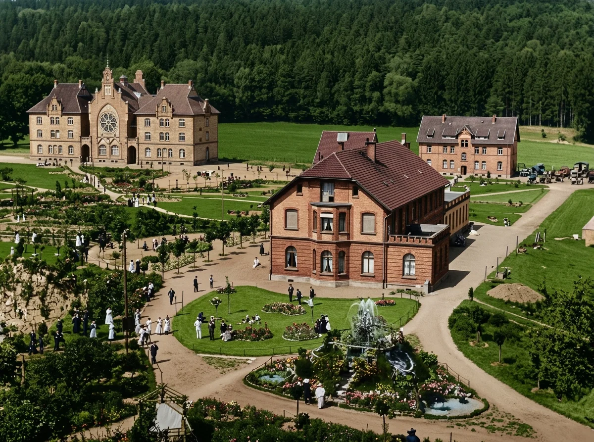 FRIEDENSAU SCHOOL AND SANITARIUM (NEW SCHOOL BUILDING NOT SHOWN)