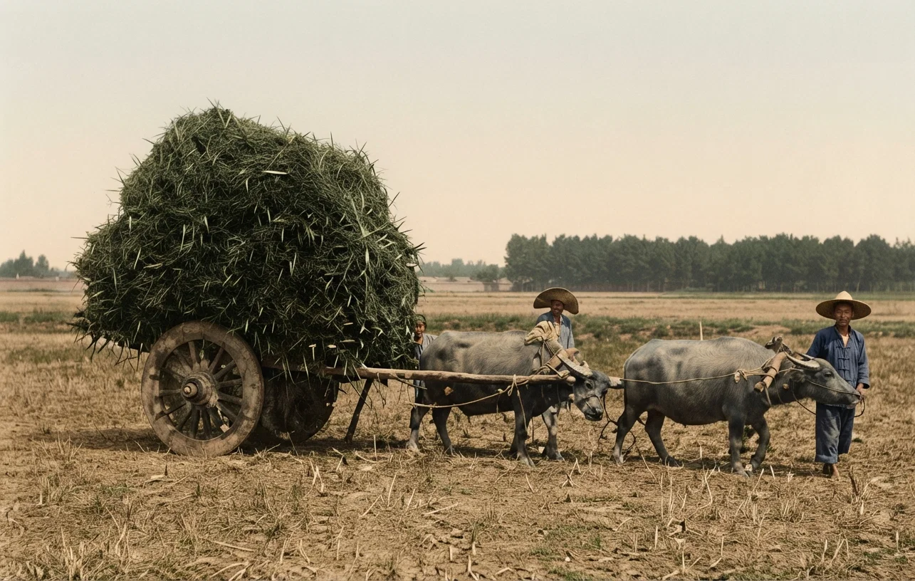 Farming with Water Buffalo,