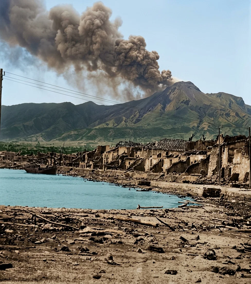 St. Pierre June 4, 1902, twenty-seven days after the eruption.