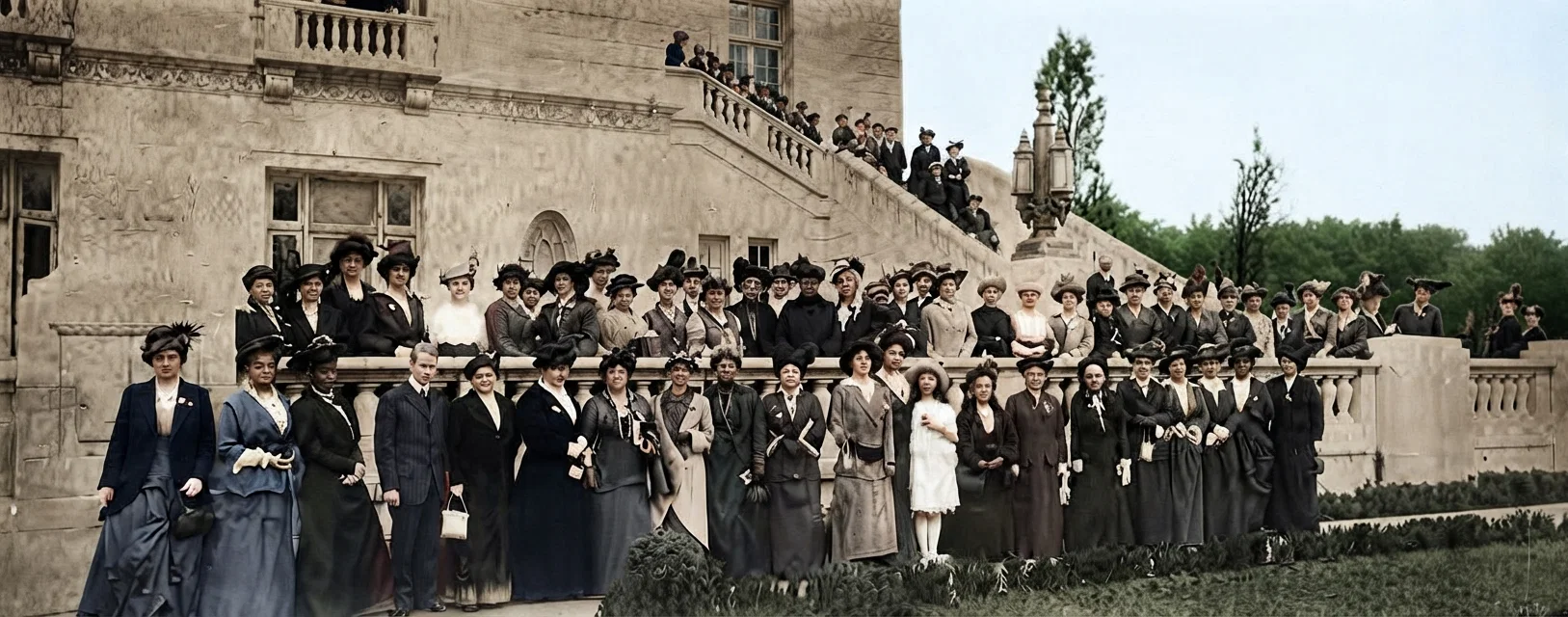 DELEGATES TO THE INTERNATIONAL CONGRESS OF MOTHERS, WASHINGTON, D. C.