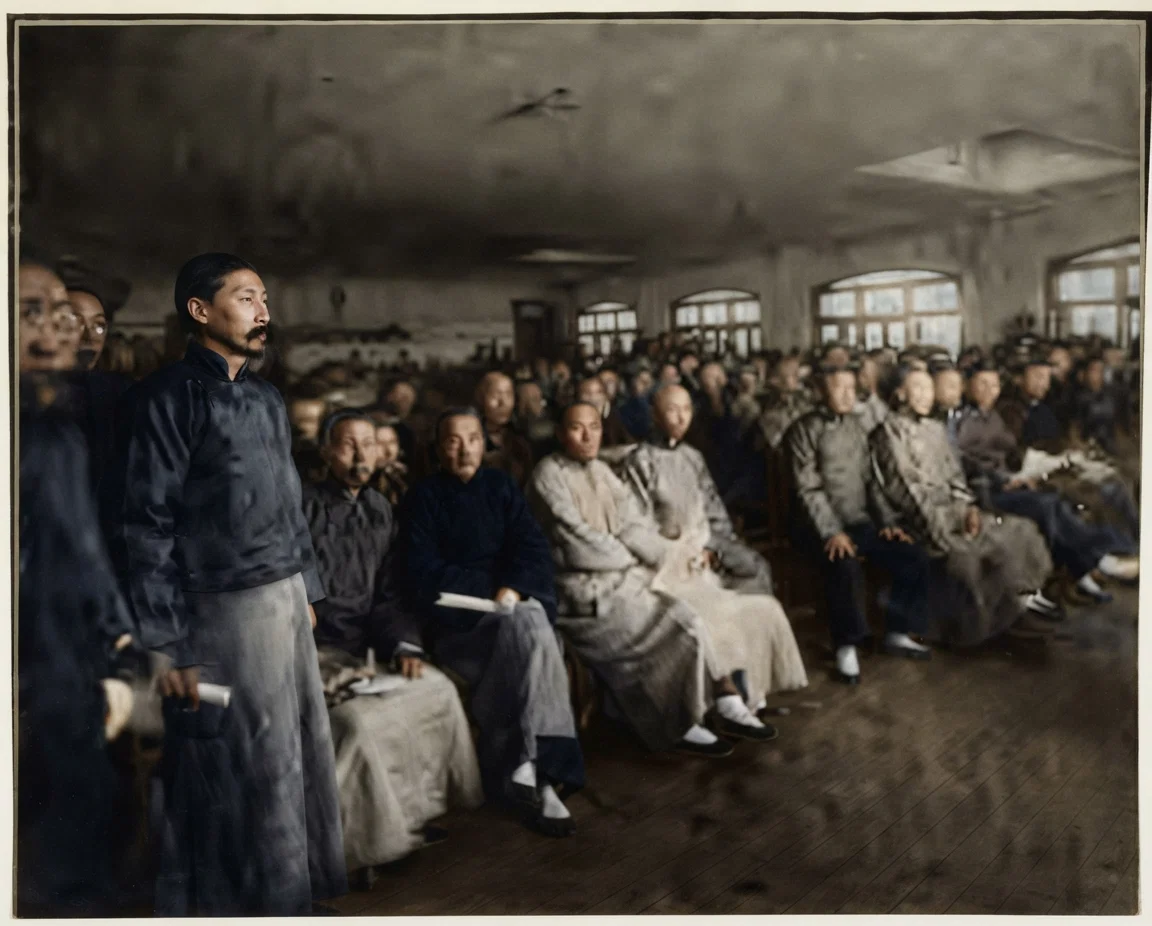 The first meeting of the provincial delegates of the republican party, held at Shanghai, November 21, 1911