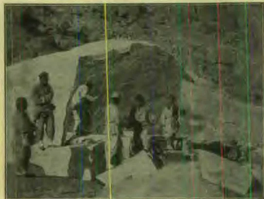 Stone Quarrying at Wei-hai-wei, China.