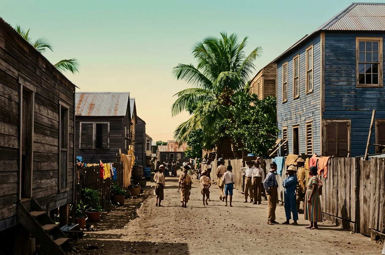 A BACK STREET, BELIZE