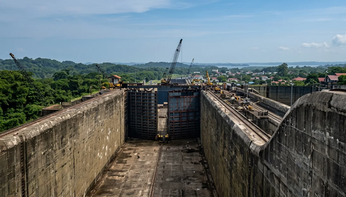 ONE CHAMBER OF GATUN LOCKS