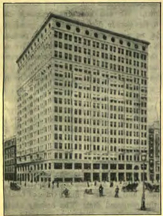 The Chicago Railway Exchange, the Greatest Center of Railway Operations in the World, Controlling the Freight and Passenger Tariffs of a Continent.