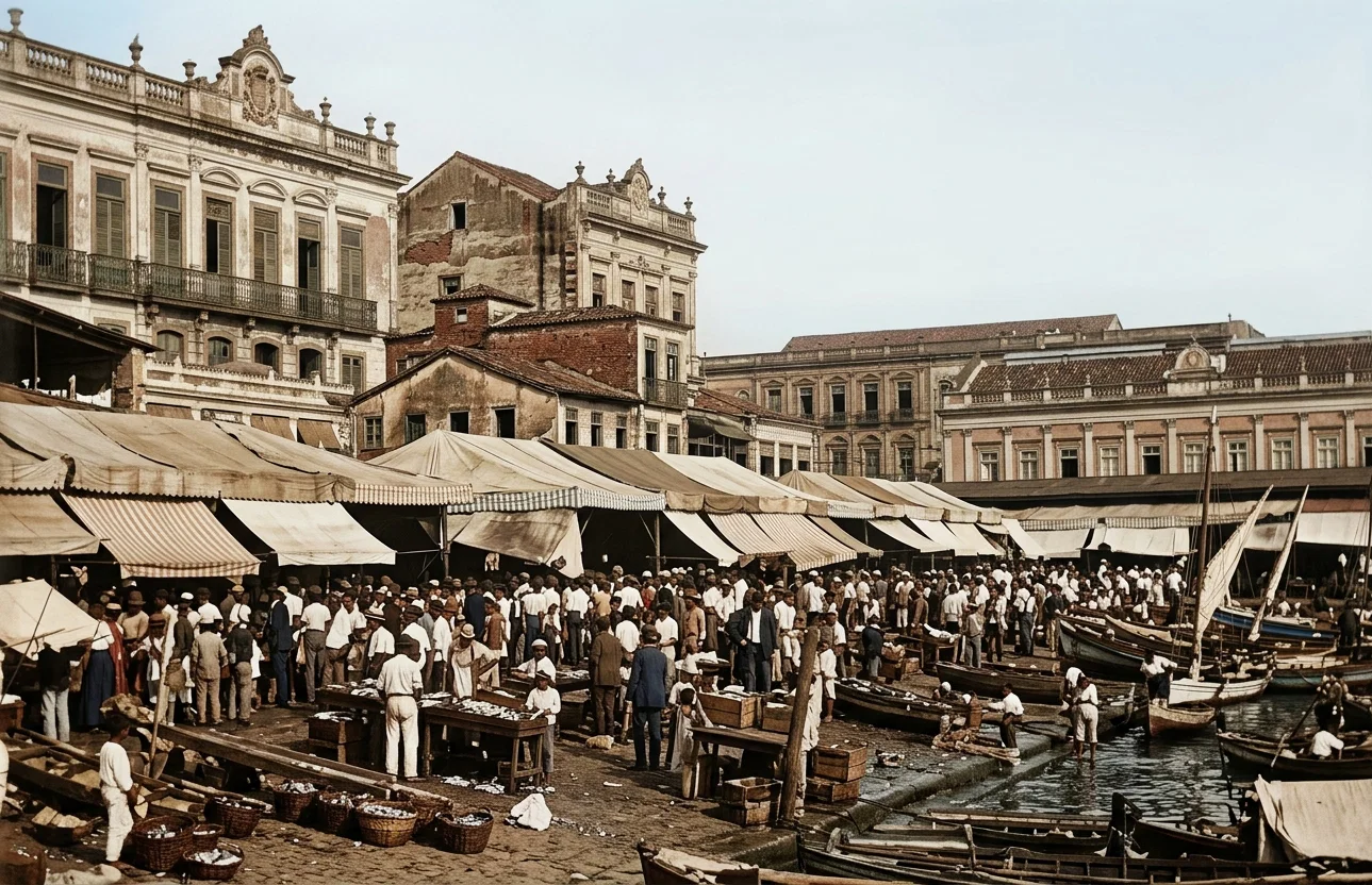 FISH MARKET IN RIO DE JANEIRO