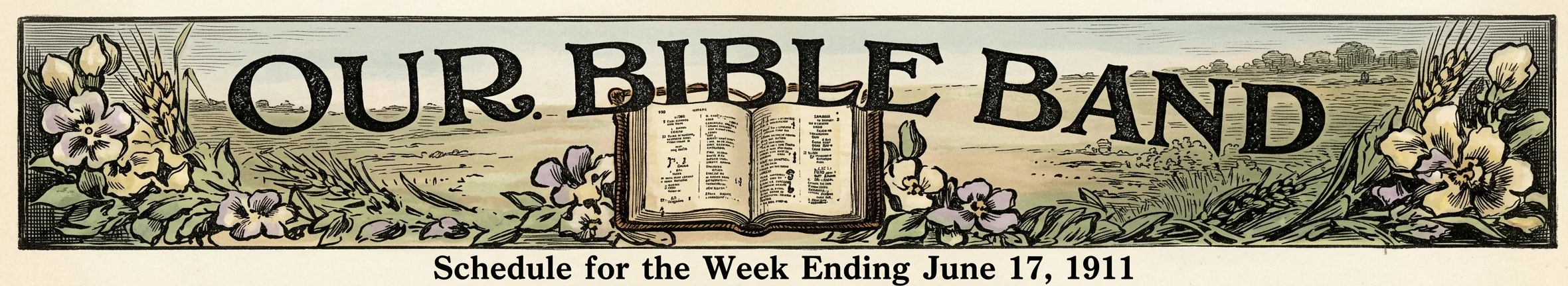 Schedule for the Week Ending June 17, 1911