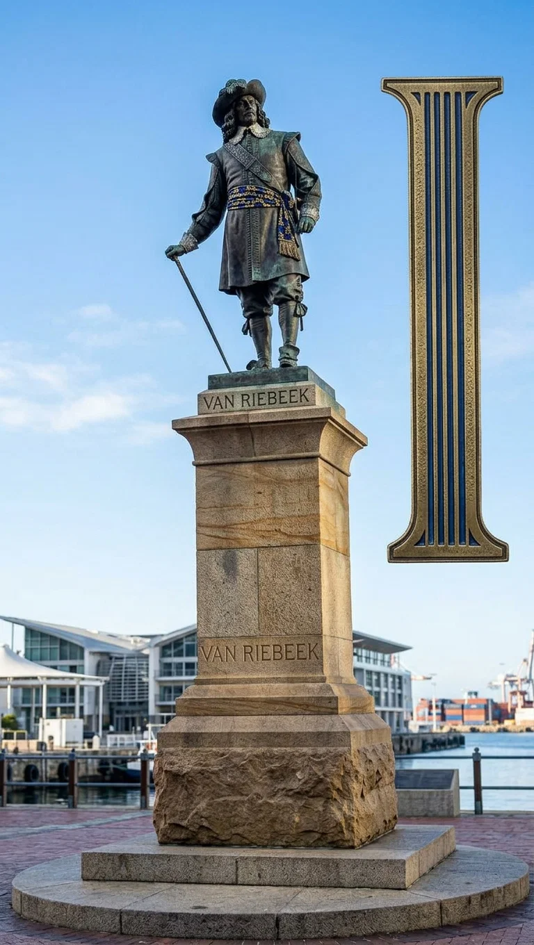STATUE OF VAN RIEBEEK
CAPE TOWN
