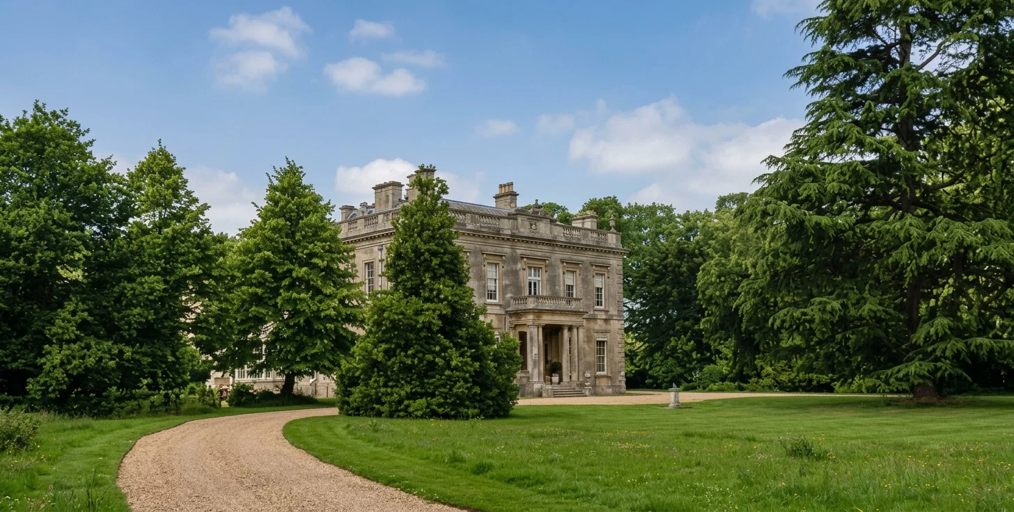 A VIEW ON THE ESTATE AT WATFORD, ENGLAND