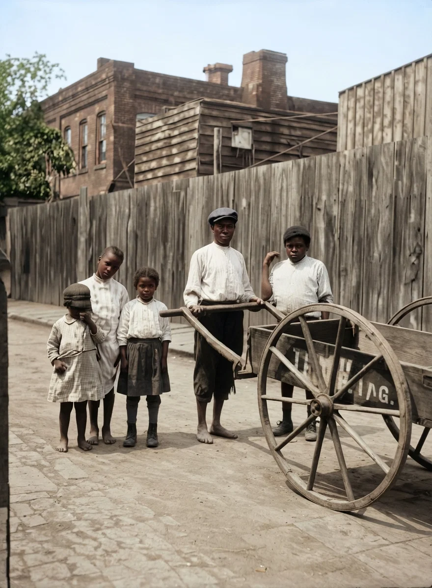 SCENE IN A WASHINGTON ALLEY