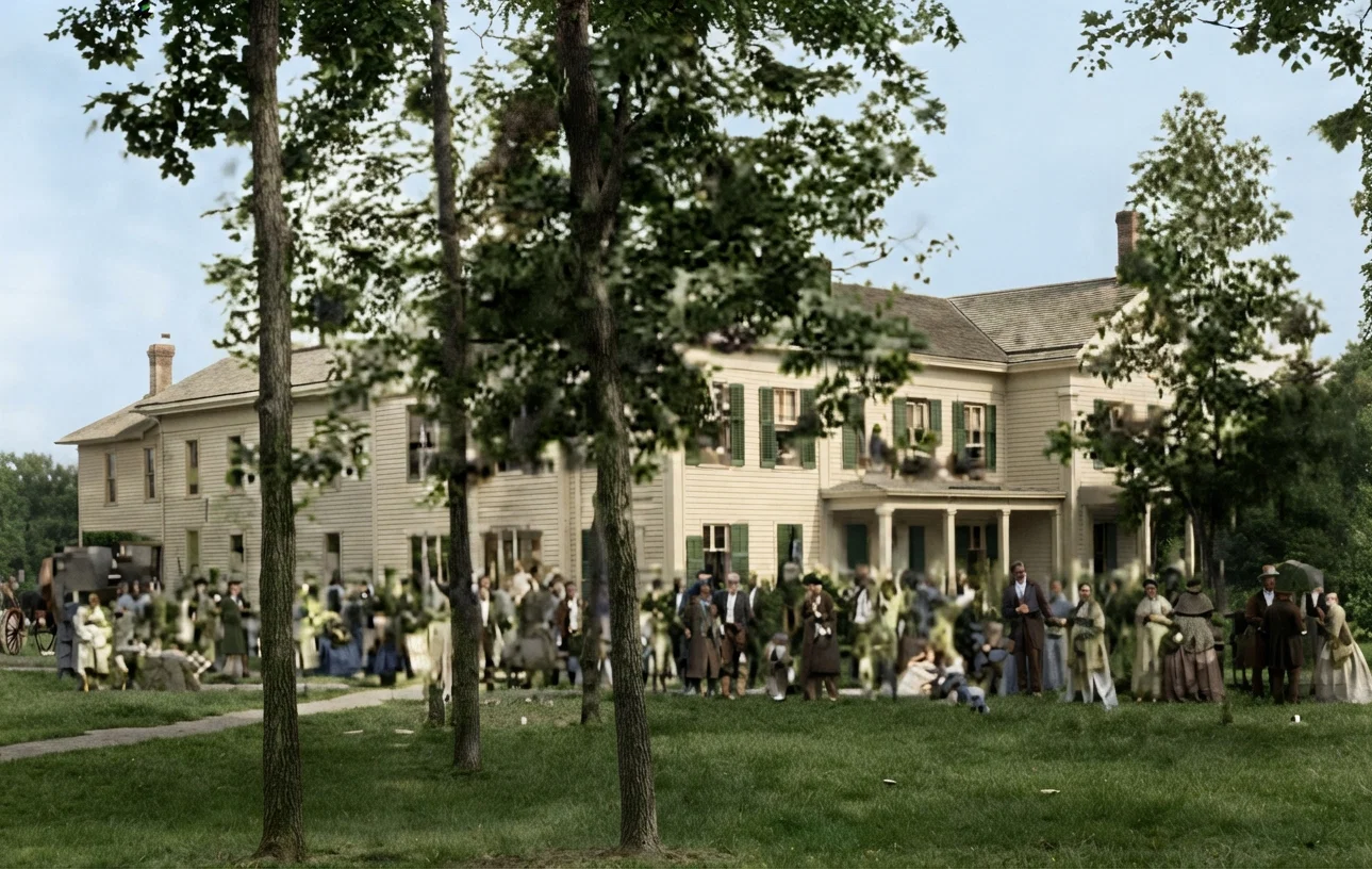 The original sanitarium, established 1866, the Health Reform Institute at Battle Creek, Michigan.