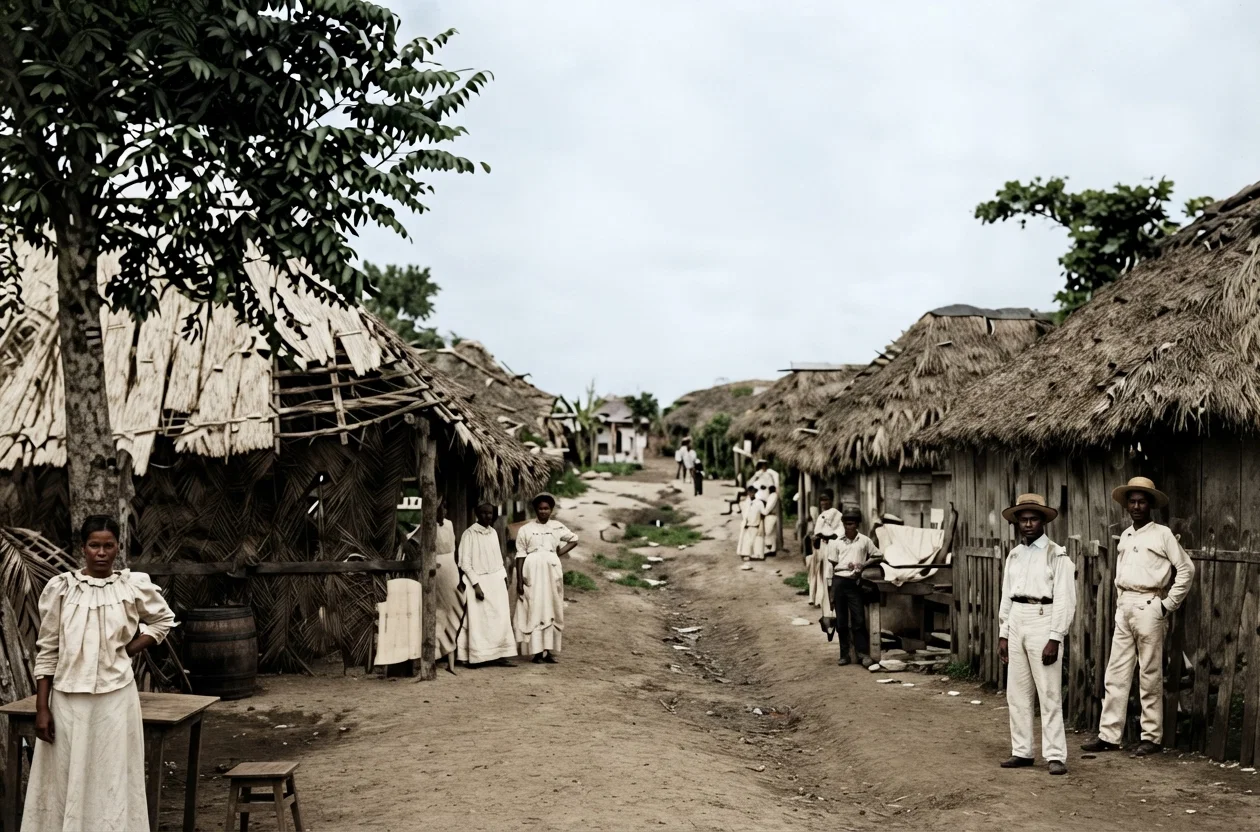 A Street Scene in Porto Rico.