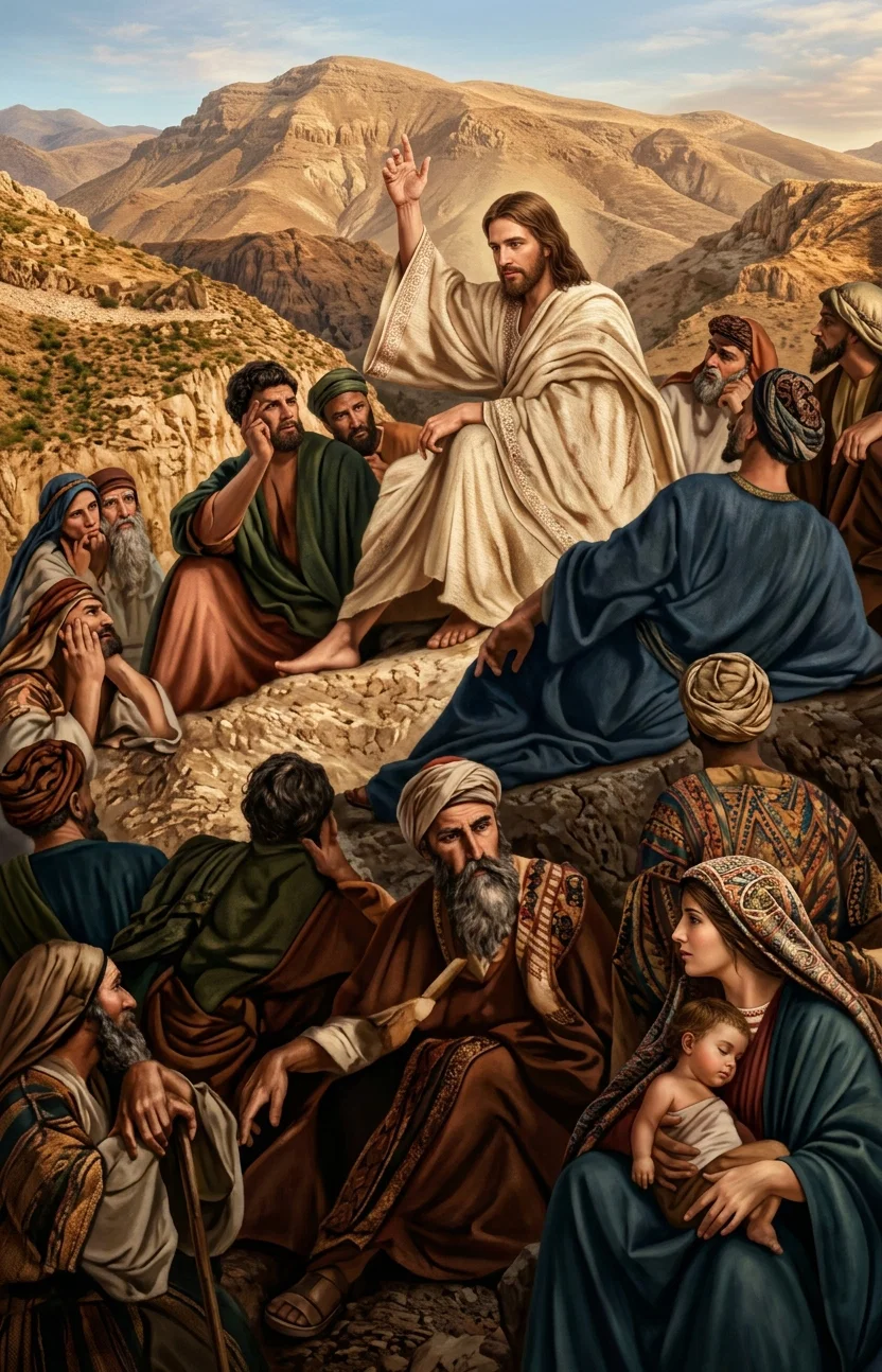 “He taught them as they sat together on the mountain side.”