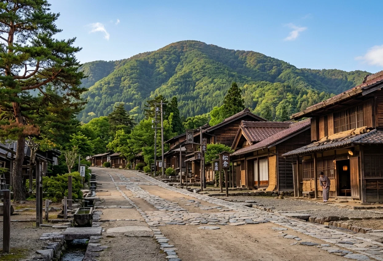A JAPANESE VILLAGE STREET