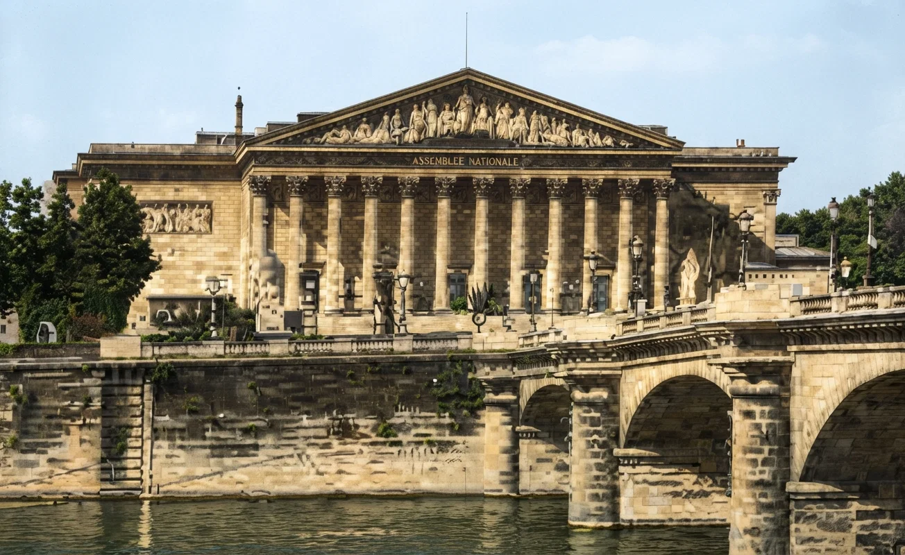 Chamber of Deputies, Paris, the scene of many heated debates over the separation of Church and State.