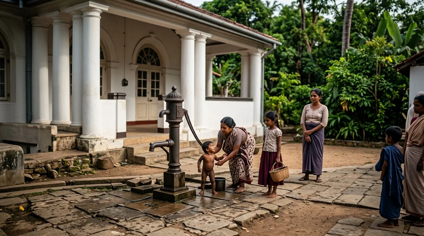 A STREET SCENE IN COLOMBO