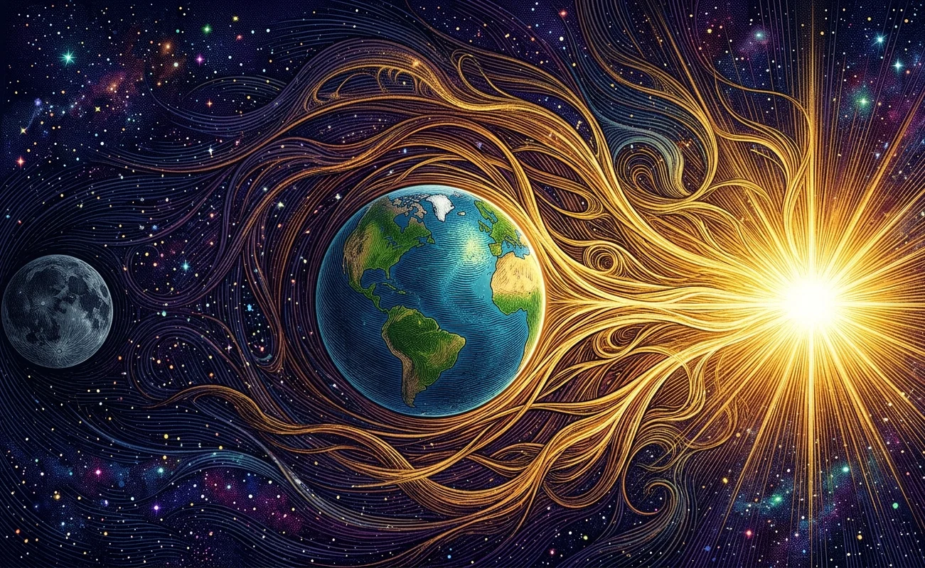 “And there was light; there was a world.”