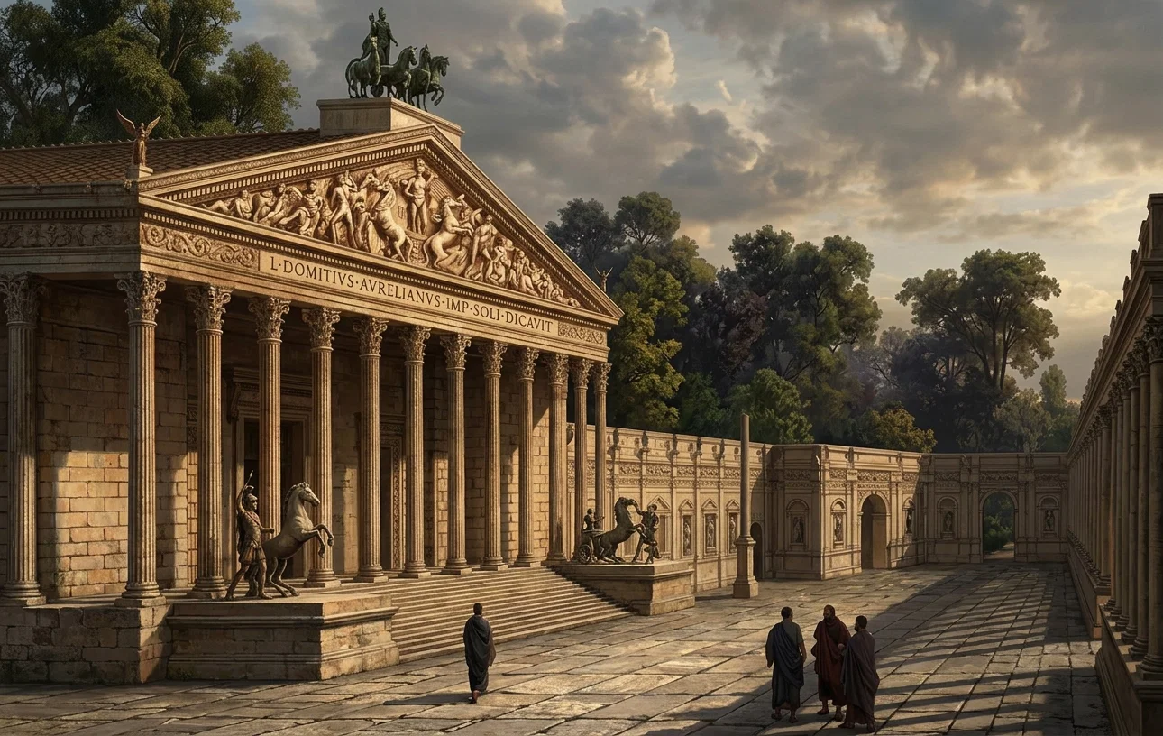 TEMPLE OF THE SUN AT ROME.