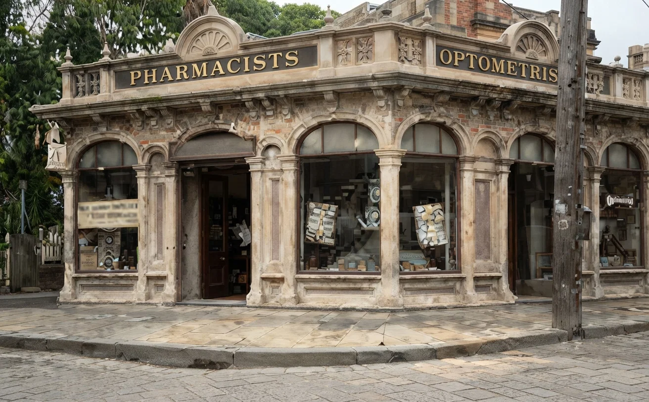 The Old Witch House, Salem, Massachusetts, now a pharmacy. Here Roger Williams lived; here men and women were tried and condemned for witchcraft. See note on last page.